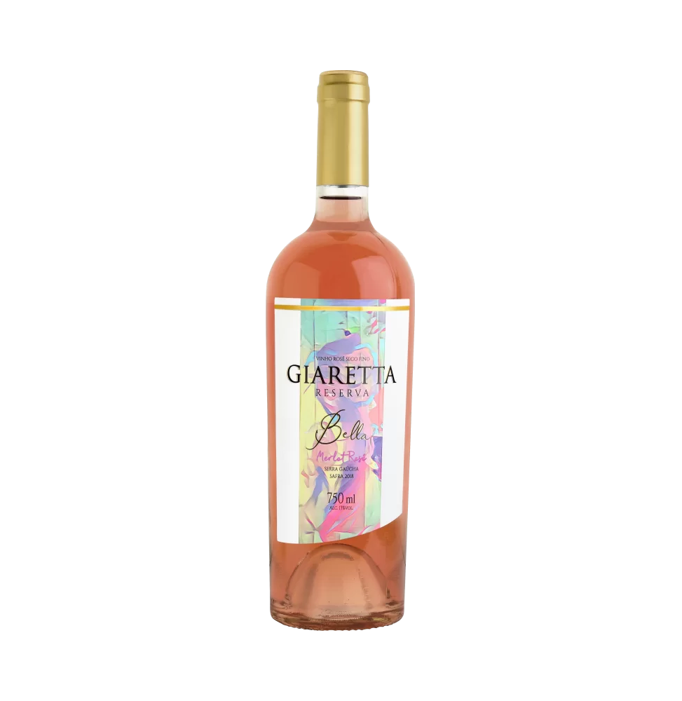 Vinho Giaretta Reserva Merlot Rosé Bella 750ml