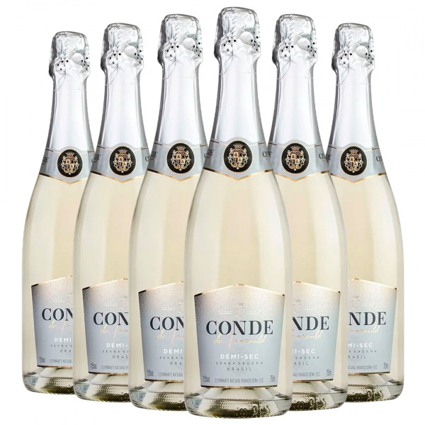 Pack Espumante Conde de Foucauld Demi-Sec 750ml