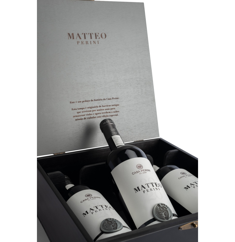 Caixa 3 Vinhos Casa Perini Matteo Perini Cabernet Sauvignon 750ml