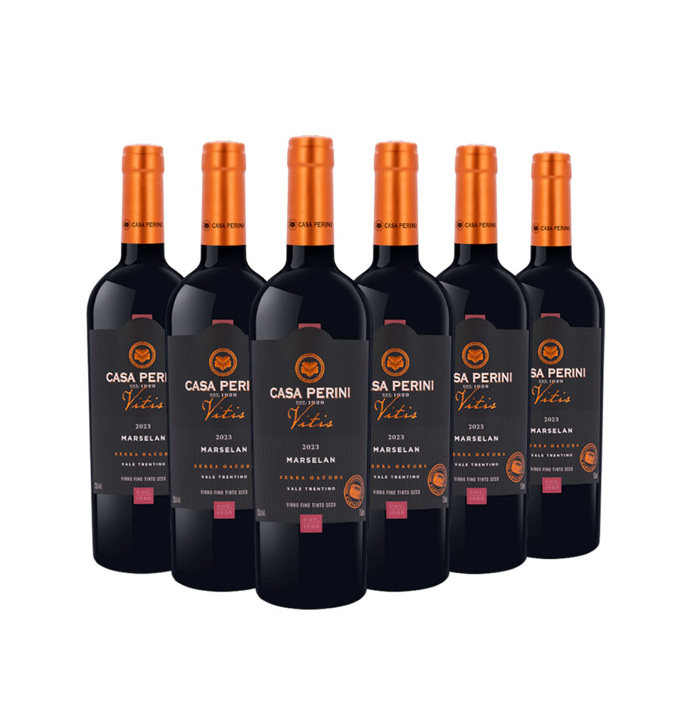 Pack Vinho Casa Perini Vitis Marselan 750ml