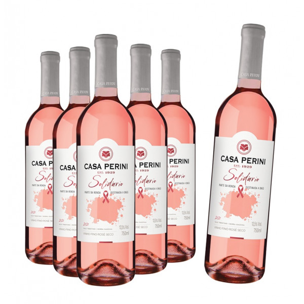 PACK Vinho Casa Perini Rosé Solidário 750ml