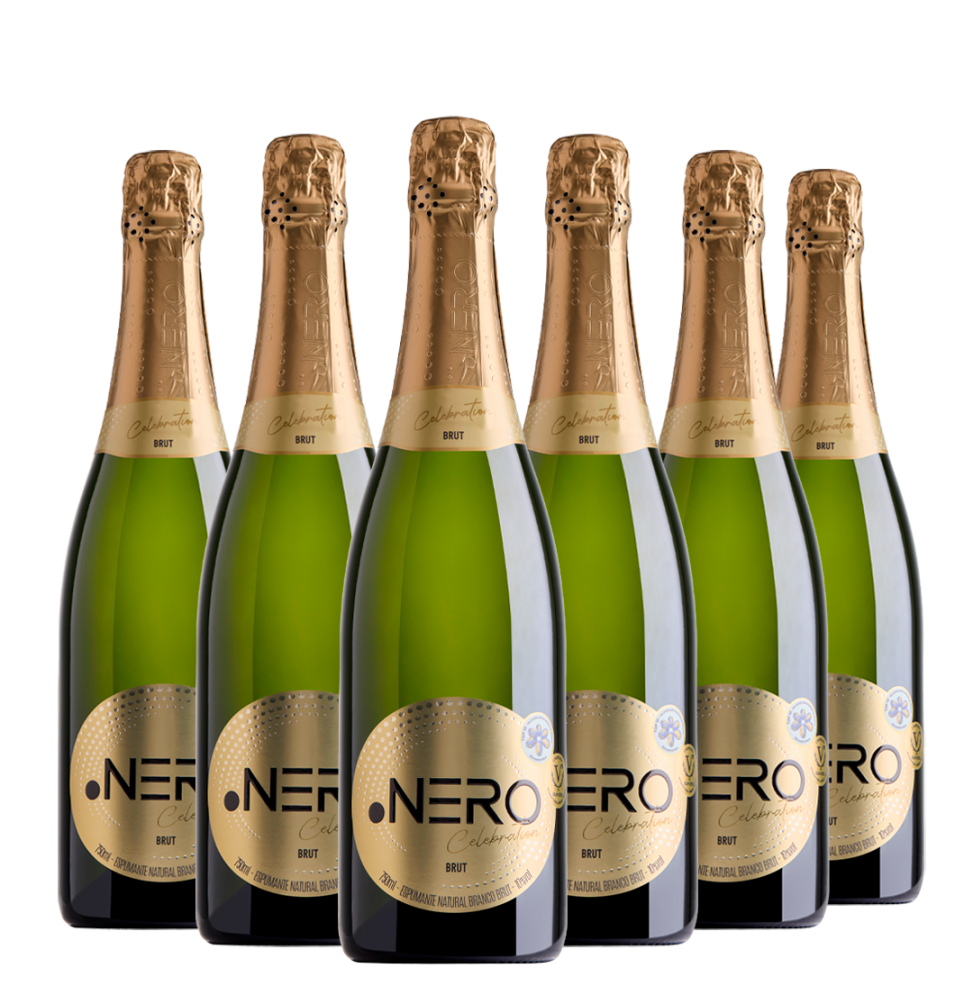 Pack Espumante Ponto Nero Celebration Brut 750ml