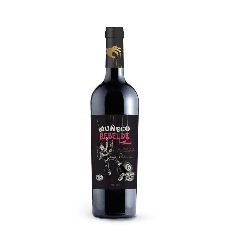 Vinho Muñeco Rebelde Premium Malbec 750ml