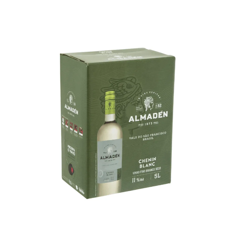 Vinho Almadén Chenin Blanc Bag in Box 5L